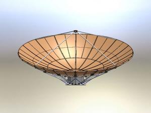  Antena refletora com radar meteorológico 8.54m 