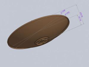  Refletor de antena VSAT 0.88m, 1.0m 